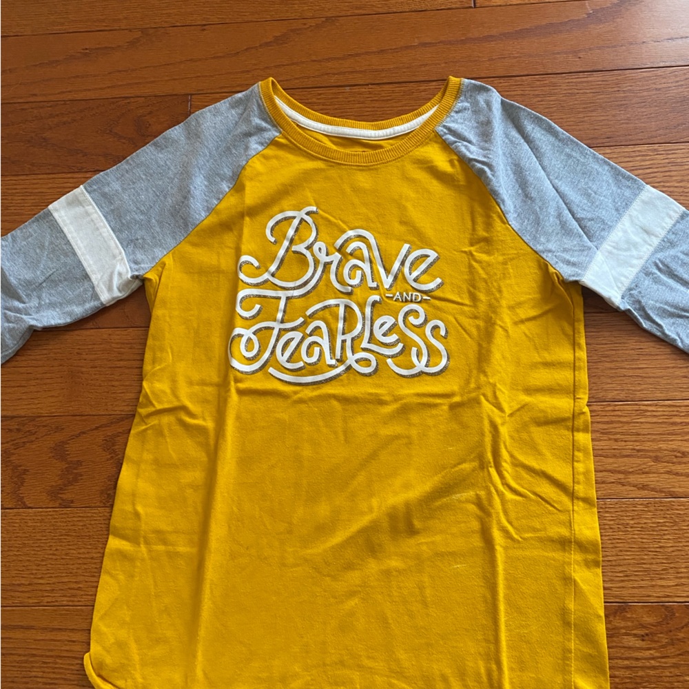 yellow long sleeve shirt kids